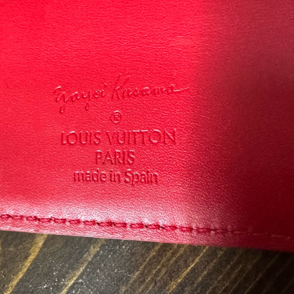 Authentic Rare Louis Vuitton x Yayoi Kusama Red /White Dot Leather Planner - Picture 3 of 7